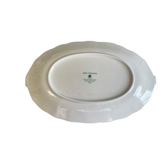 Nikko Blue Peony Butter Tray - Fine China Japan - Picture 2 of 2